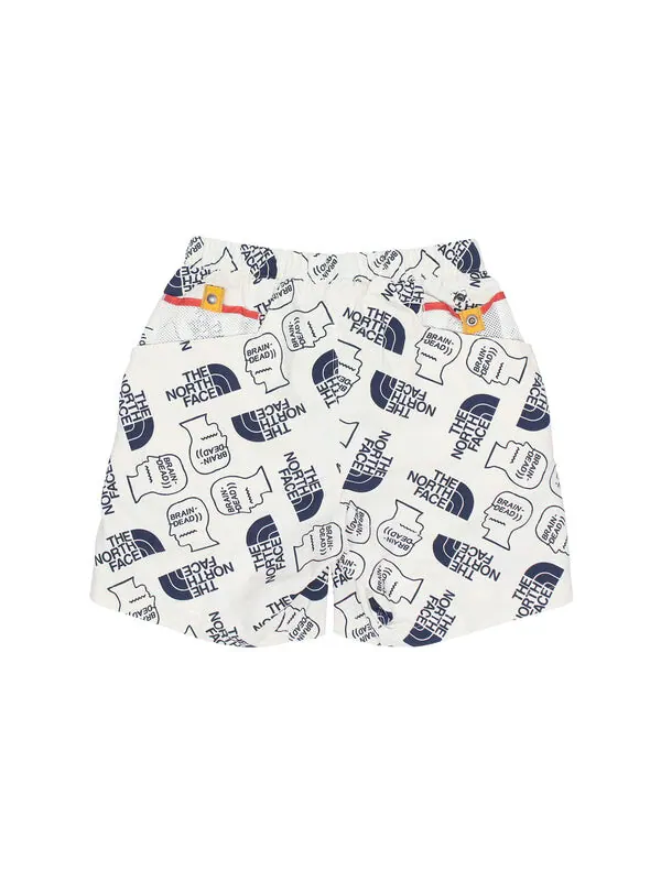 Шорты x brain dead 77 baggy climber shorts 'white' The North Face — изображение 2 из 2, белый