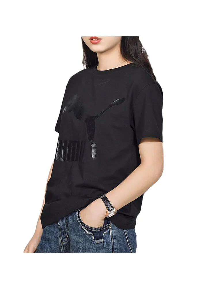 Футболка Puma Set In Sleeve Women's — изображение 5 из 7, черный