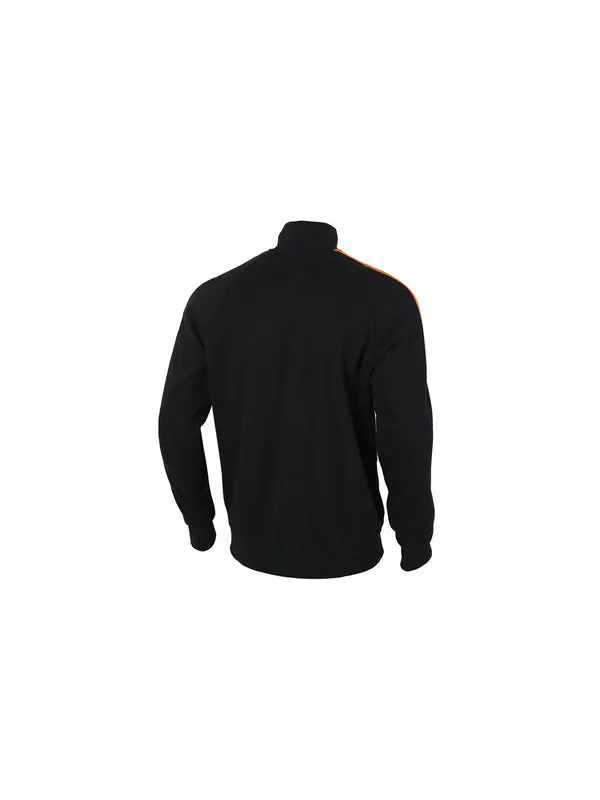 Куртка iconic t7 track jacket 'black' Puma — изображение 2 из 4, черный/оранжевый