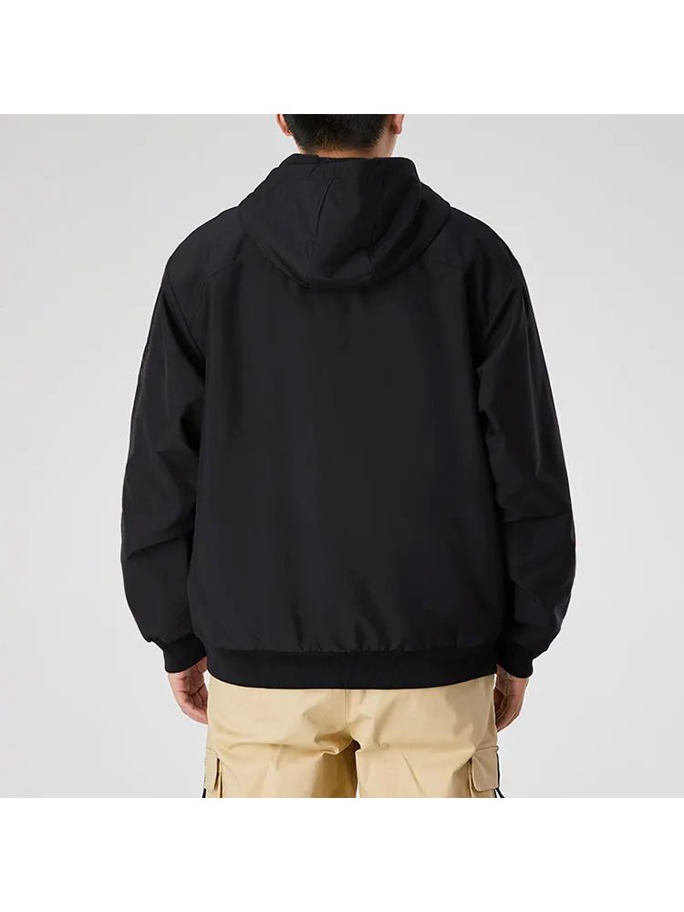 Куртка PUMA Full-Zip Hooded Jacket 'Black' — изображение 2 из 3, черный