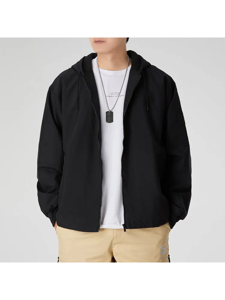 Куртка PUMA Full-Zip Hooded Jacket 'Black' — изображение 3 из 3, черный