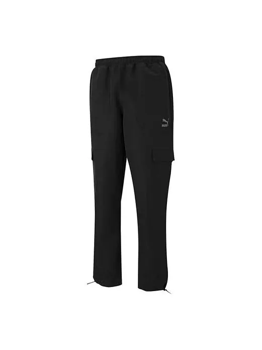 Брюки classics cargo pants 'black' Puma — изображение 1 из 4, черный