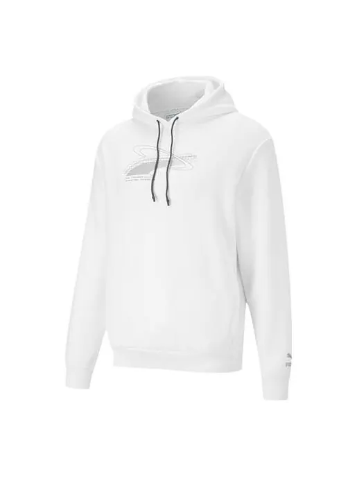 Толстовка fleece lined stay warm knit white Puma — изображение 1 из 4, белый