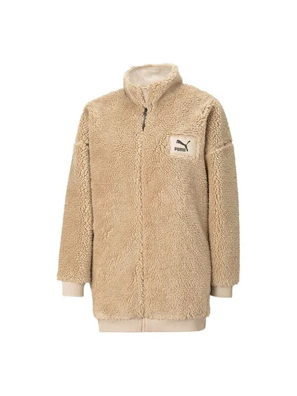 Куртка interstellar teddy jacket 'beige' Puma — изображение 1 из 4, бежевый