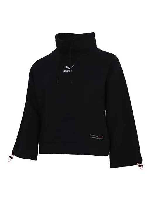 Толстовка (WMNS) PUMA INTERSTELLAR FUNNEL-NECK SWEATER — изображение 1 из 4, черный