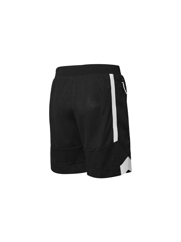Шорты court side mesh basketball shorts 'black' Puma — изображение 2 из 2, черный/белый