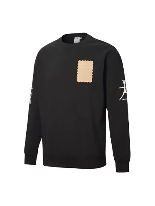 Свитер x michael lau long sleeve crew neck sweaters 'black' Puma