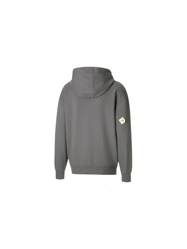 Толстовка x michael lau too big graphic hoodie 'grey' Puma — изображение 2 из 2, серый/белый