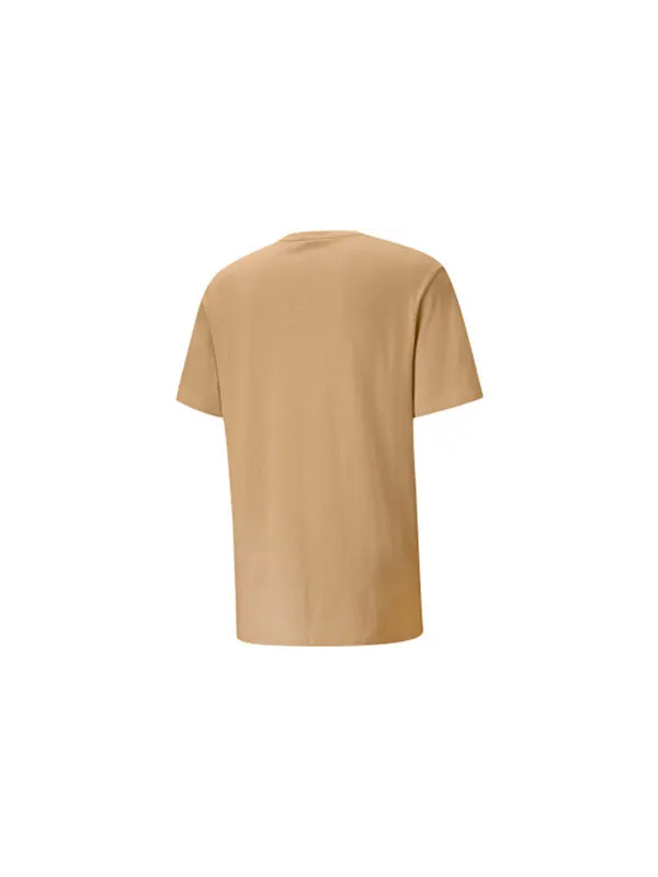 Футболка x maison kitsune embroidery round-neck khaki Puma — изображение 2 из 2, хаки