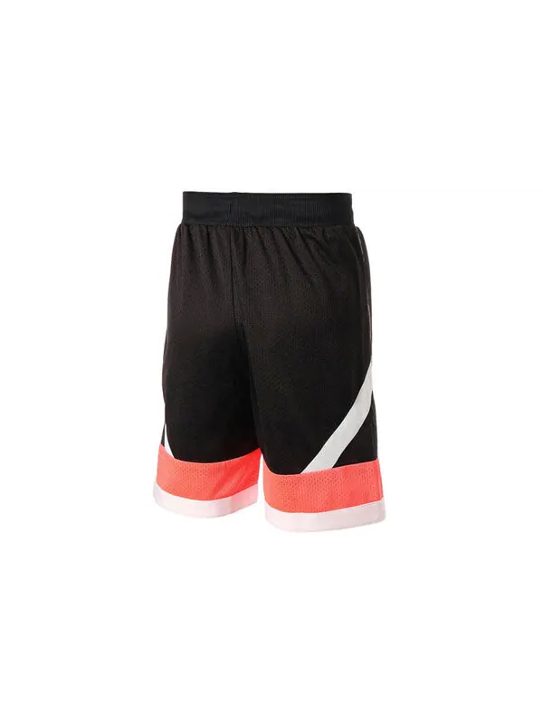 Шорты jaws mesh basketball shorts 'black' Puma — изображение 3 из 3, черный/оранжевый/белый