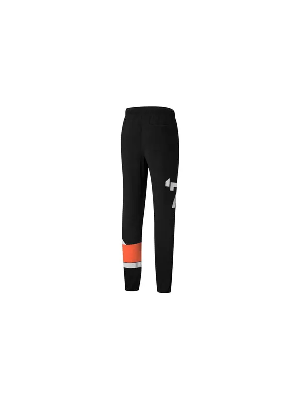 Брюки franchise knit pants 'black white orange' Puma — 2