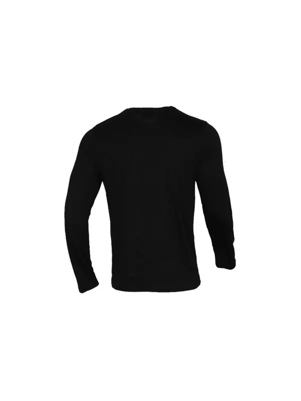 Футболка sports running long sleeve tee black Puma — изображение 2 из 2, черный