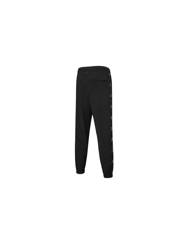 Брюки tracksuit pants 'black white' Puma — изображение 2 из 3, черный/белый
