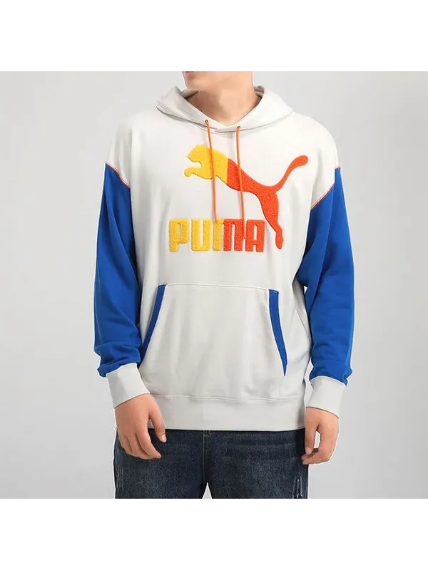Толстовка retro block white Puma — изображение 3 из 4, белый