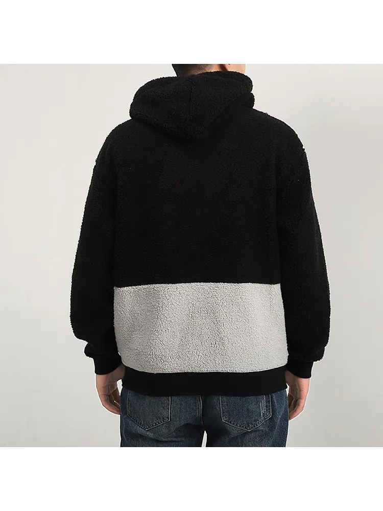 Толстовка Puma Retro Block Sherpa — изображение 4 из 6, черный серый