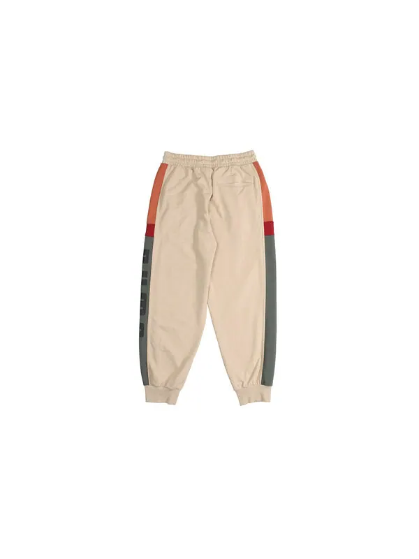 Брюки retro block sweatpant 'beige grey red black' Puma — 2