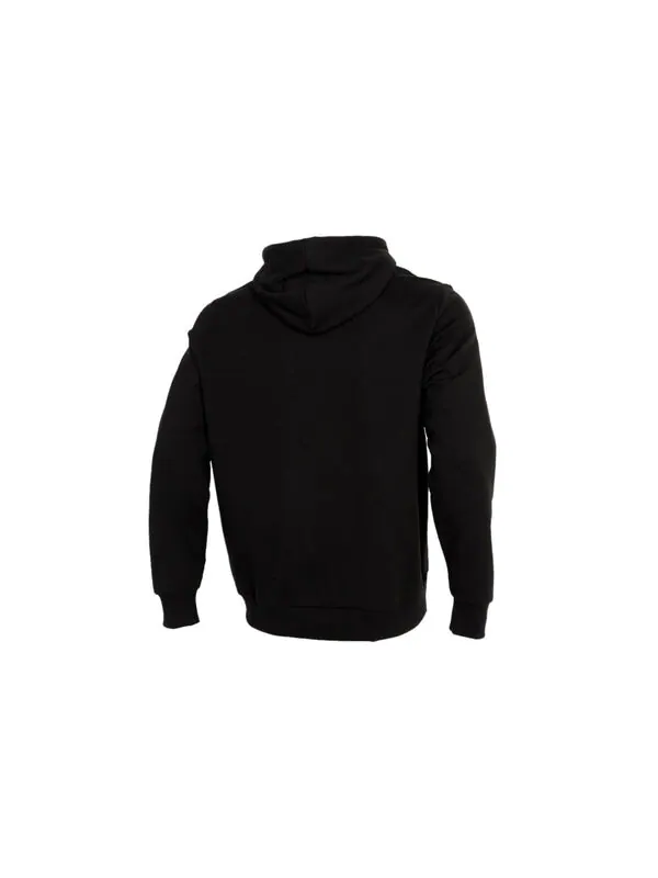 Толстовка graphic hoodie 'black white' Puma — изображение 2 из 4, черный/белый