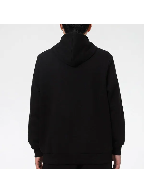 Толстовка graphic hoodie 'black white' Puma — изображение 4 из 4, черный/белый