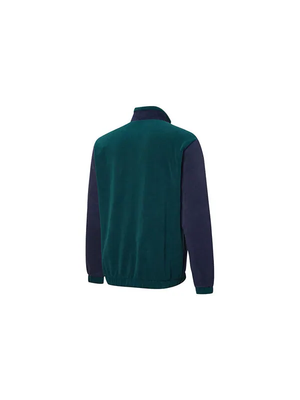 Куртка winter retro polar fleece splicing colorblock stand collar logo jacket blue Puma — изображение 2 из 2, бежевый