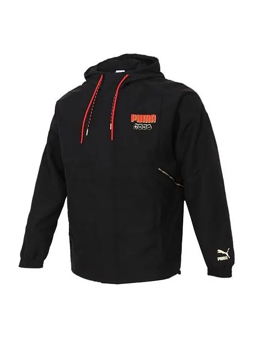 Куртка yotox jacket 'black red' Puma — изображение 1 из 4, черный/красный