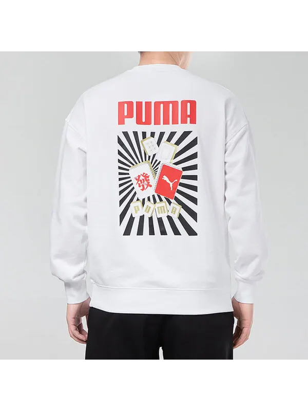 Свитер yotox sweater 'white red black' Puma — изображение 4 из 4, белый/красный/черный
