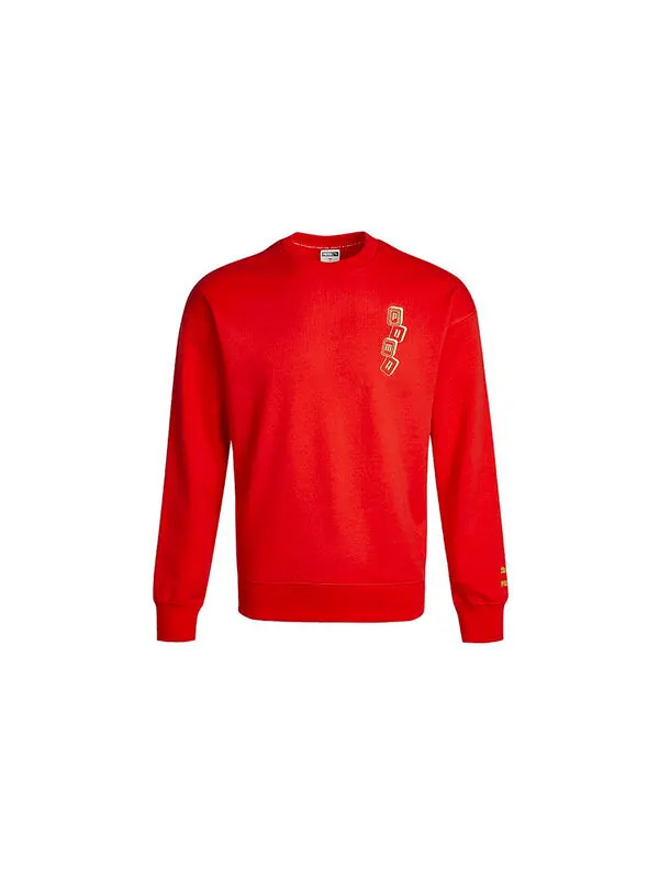 Свитер yotox sweater 'red white' Puma — изображение 2 из 4, красный/белый