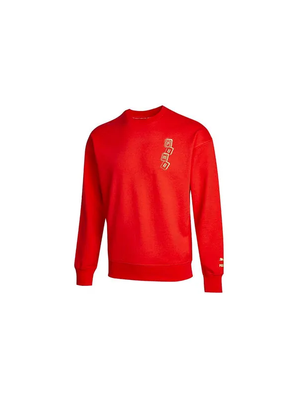 Свитер yotox sweater 'red white' Puma — изображение 3 из 4, красный/белый