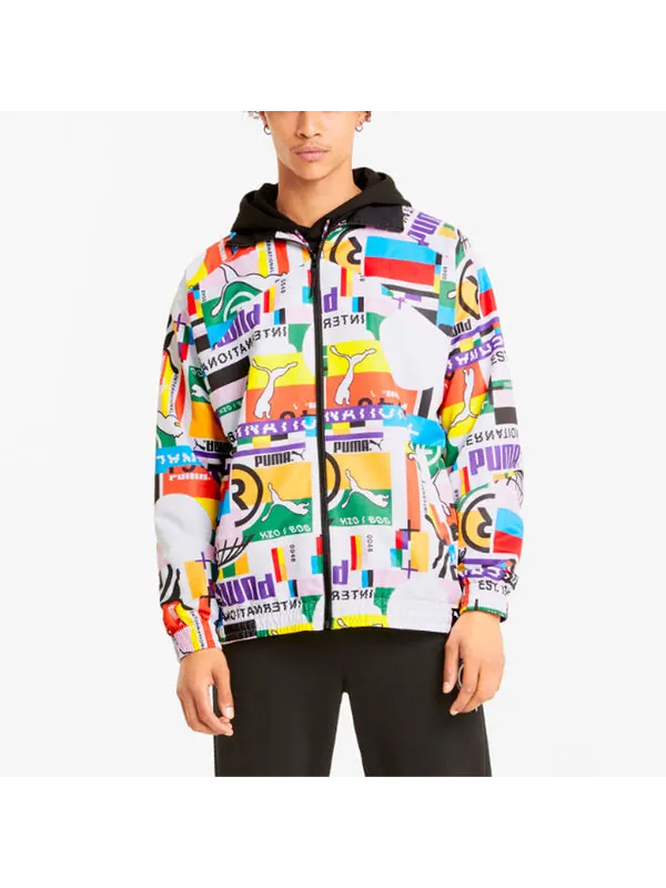 Куртка international lab track jacket 'multicolor' Puma — изображение 4 из 4, мульти