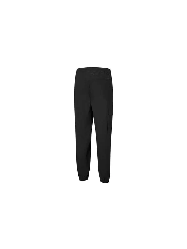 Брюки casual sweatpants 'black white' Puma — изображение 2 из 4, черный/белый
