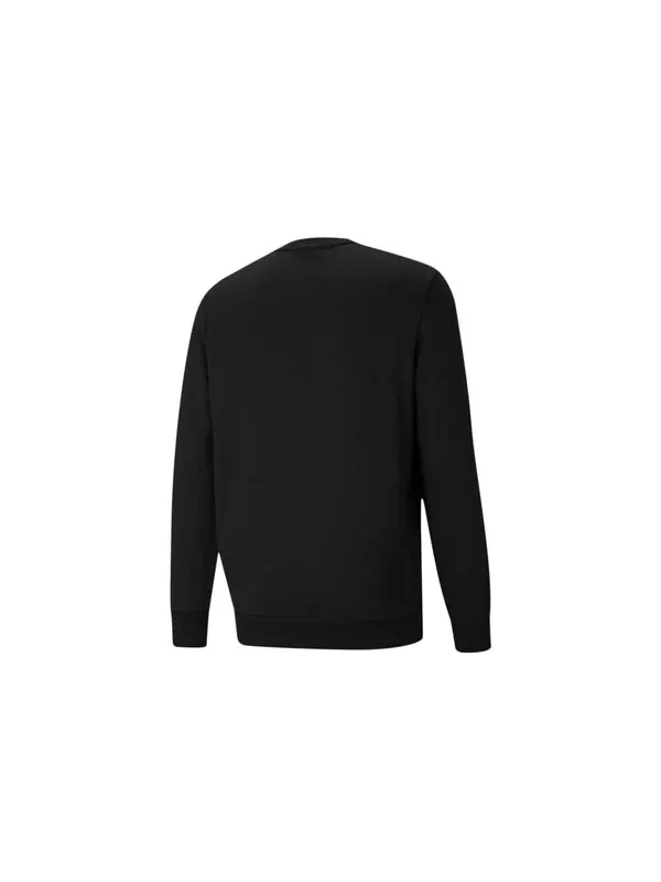 Свитер classics logo crew tr sweater 'black white' Puma — изображение 2 из 4, черный/белый