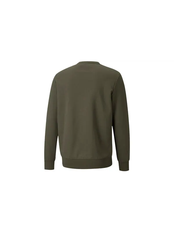 Свитер archive metallic logo sweater 'olive green gold' Puma — изображение 2 из 2