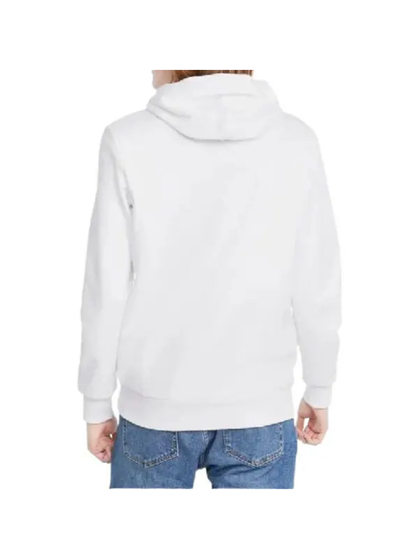 Толстовка essentials fleece hoodie 'white' Puma — изображение 4 из 4, белый