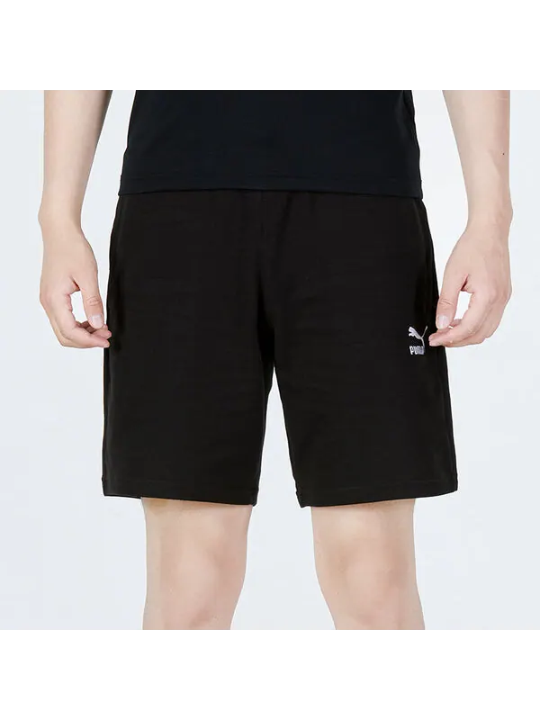 Шорты classic short 'black white' Puma — изображение 4 из 4, черный/белый