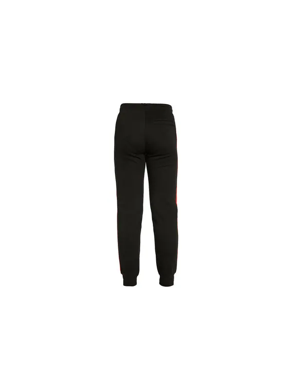 Брюки iconic t7 logo printed sweatpants men's black Puma — изображение 2 из 3, черный