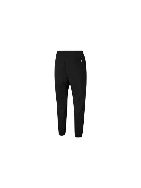 Брюки downtown small logo pants 'black white' Puma — изображение 2 из 2, черный/белый