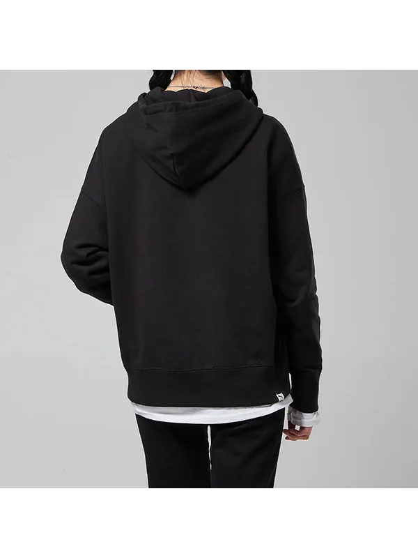 Толстовка downtown graphic hoodie 'black blue pink' Puma — изображение 4 из 4, черный/синий/розовый