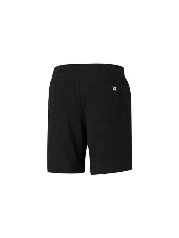 Шорты downtown shorts 'black white' Puma — изображение 2 из 2, черный/белый