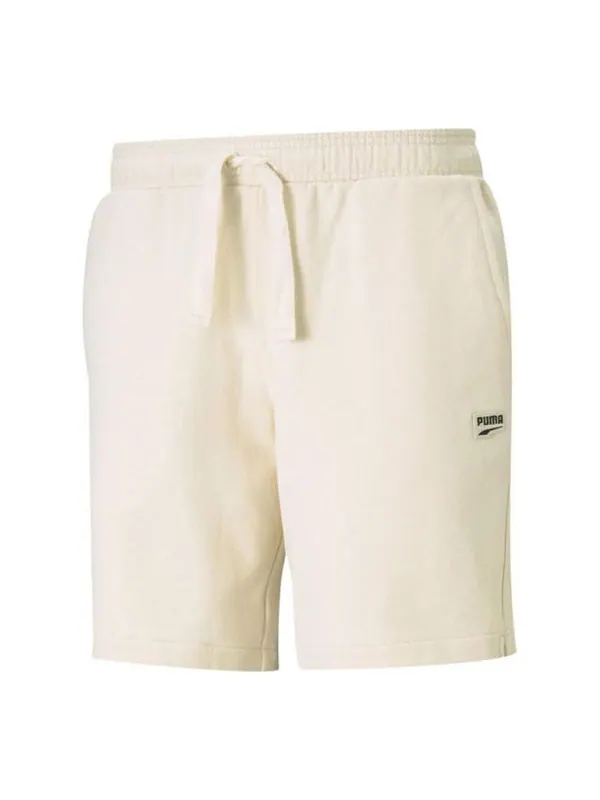 Шорты downtown shorts 'beige black' Puma — изображение 1 из 2, бежевый/черный
