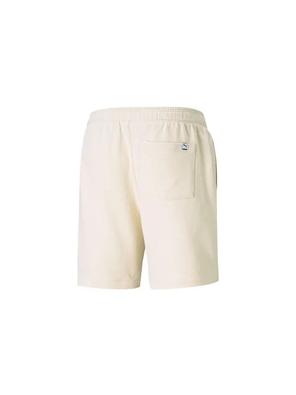Шорты downtown shorts 'beige black' Puma — изображение 2 из 2, бежевый/черный