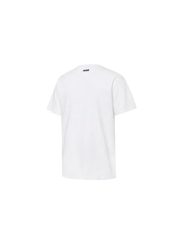 Футболка overtime t-shirt 'white' Puma — изображение 2 из 2, белый