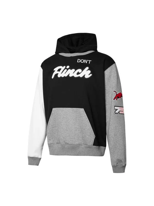 Толстовка combine embroidered pattern contrasting colors knit sports black Puma — изображение 1 из 2, черный