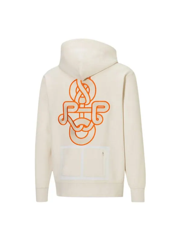 Толстовка men's x pronounce crossover back embroidered large pattern knit creamy white Puma — изображение 1 из 2, белый