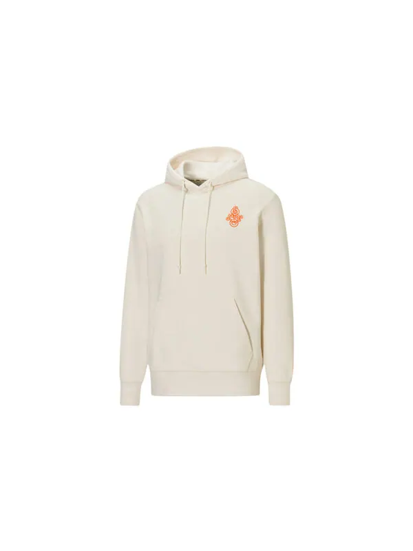 Толстовка men's x pronounce crossover back embroidered large pattern knit creamy white Puma — изображение 2 из 2, белый