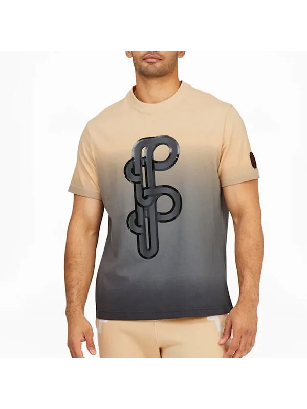 Футболка PUMA x PRONOUNCE Graphic Tee Crossover Gradient Tie Dye Sports Short Sleeve Khaki — изображение 4 из 4, хаки