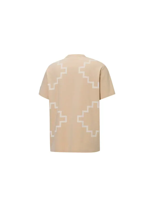 Футболка x pronounce elevated geometric patterns khaki Puma — изображение 2 из 4, хаки