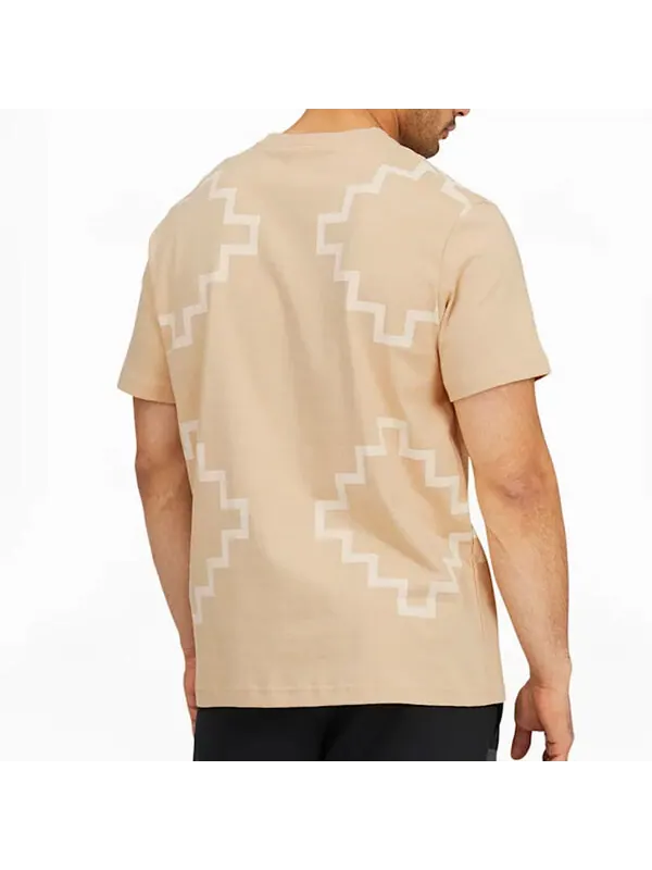 Футболка x pronounce elevated geometric patterns khaki Puma — изображение 4 из 4, хаки