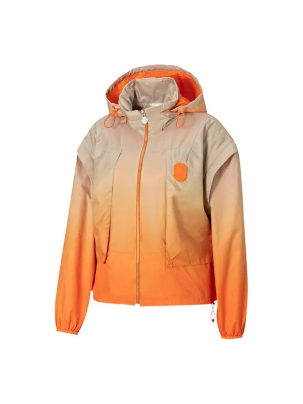 Куртка x pronounce printing hooded jacket orange Puma — изображение 1 из 4, бежевый