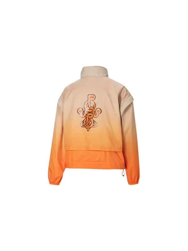 Куртка x pronounce printing hooded jacket orange Puma — изображение 4 из 4, бежевый