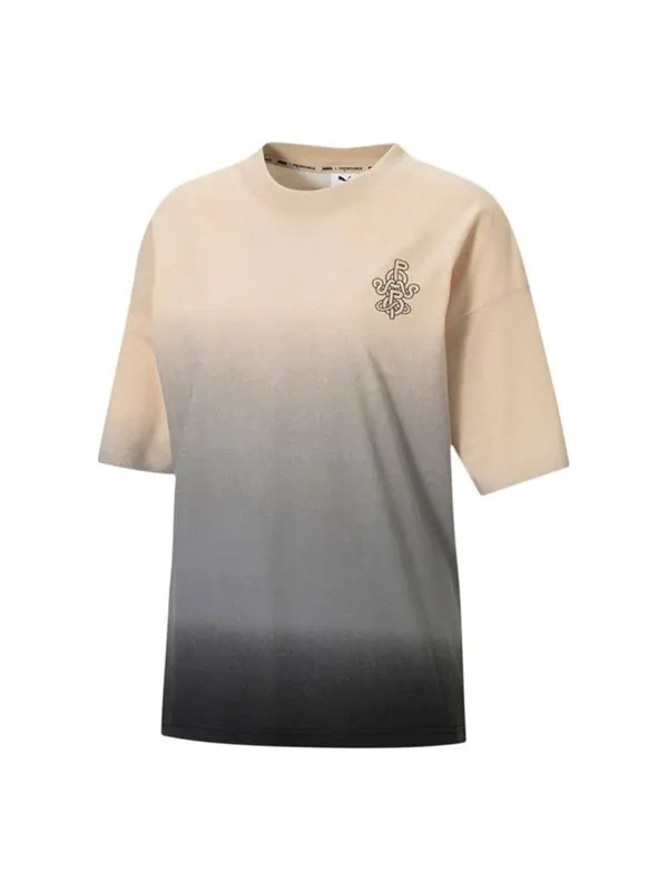 Футболка x pronounce w graphic tee tie-dyed causual sports female khaki Puma — изображение 1 из 2, хаки