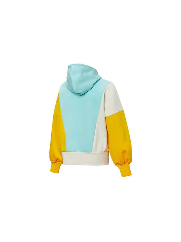 Толстовка panelled hoodie 'blue yellow white' Puma — изображение 2 из 2, синий/желтый/белый